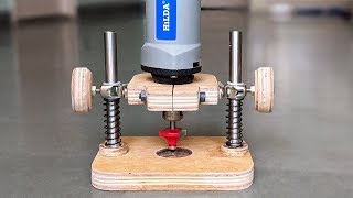 How to Make a Plunge Router using Door Aldrop