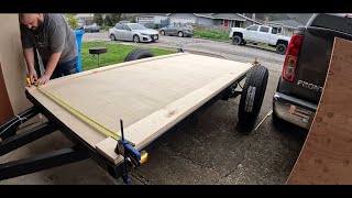 DIY Squaredrop camper build  Part 3: The Floor/Last bit of electrical