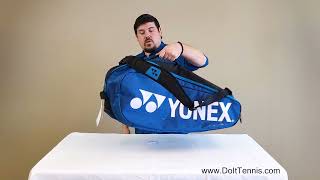Yonex Pro Racquet 6 Pack Tennis Bag (Deep Blue) - Tennis Bag Review