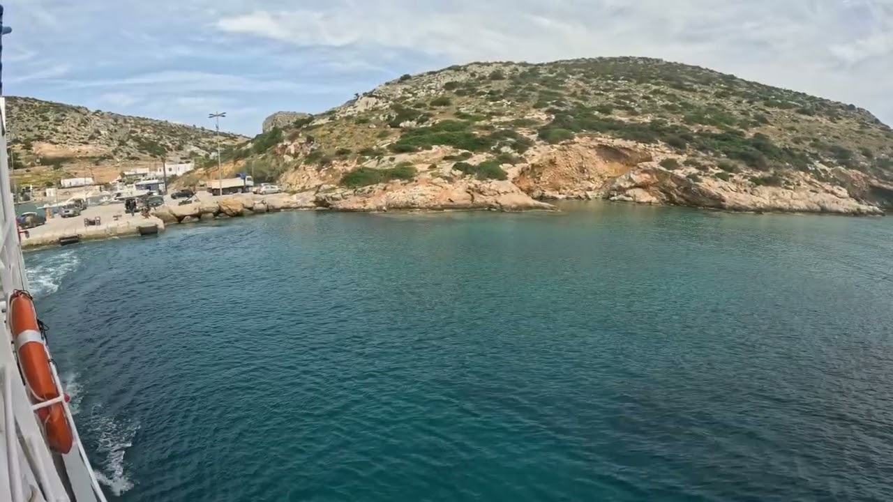 Ferry Past a Forbidden Greek Island: Keros