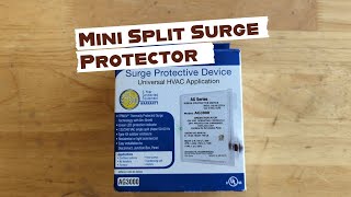 Installing Mini Split Surge Protector