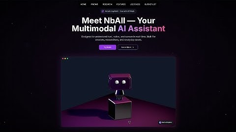 Walkthrough + Demo of Nbail - Your MultiModal AI Assistant