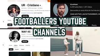 Exposing Footballers' Secret YouTube Channels