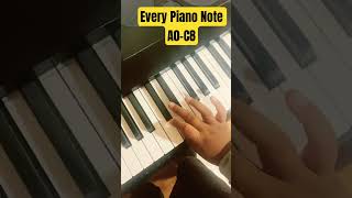 Every Piano Note A0-C8