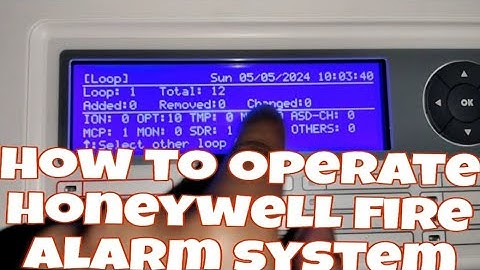 Full Information Honeywell Fire Alarm Control Panel System || how to operate honeywell fire alarm