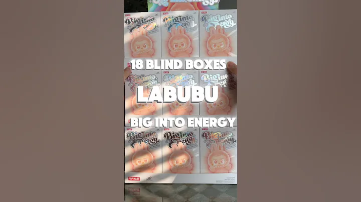 [POP MART] 3 FULL SETS of Labubu Big Into Energy! ⚡️🚀🔥#popmart #unboxing #labubu #blindbox