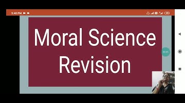 Moral Science Revision