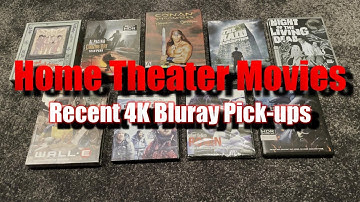 Recent 4K Bluray Pick-ups