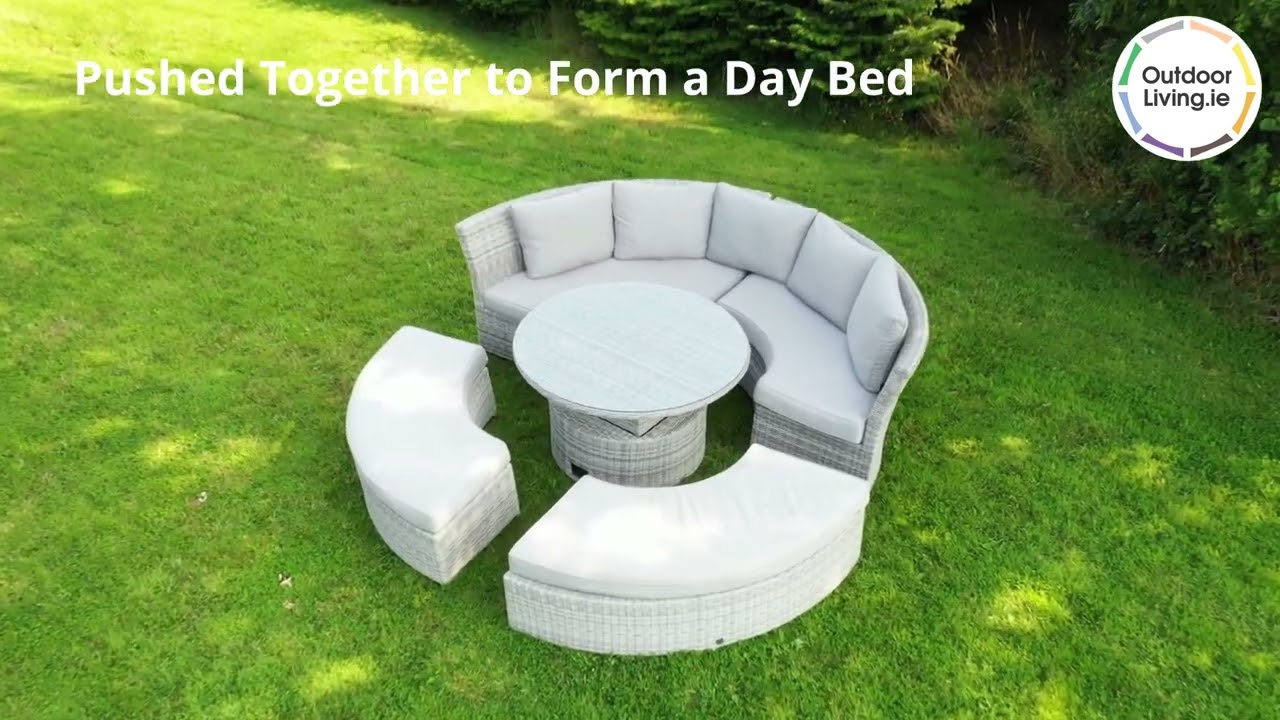 Hamilton Lifestyle Set with Rising Table Grey YouTube