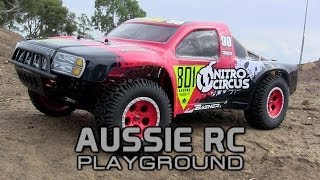 絶版HobbyKing Basher Nitro Circus Hobby King Nitro Circus Basher 4x4 SCT First Run on 3S - Stock