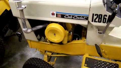 cub cadet 128 (1286A) update