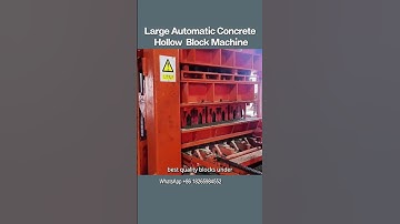 China Highly Rated Large Sized Hydraulic Concrete Hollow Block Production Line Block Machine factory