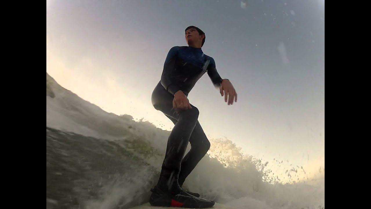 surfing with gopro - YouTube