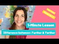 Difference between Farther/Further &amp; Farthest/Furthest #Shorts​​​​​ || 1-Minute Lesson Mp3 Song