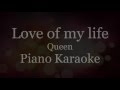 Love Of My life - Queen ( Piano Karaoke Instrumental )