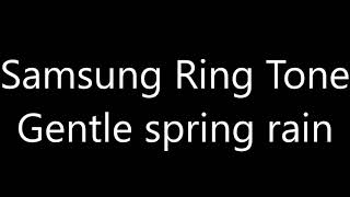 Samsung ringtone - Gentle spring rain screenshot 1