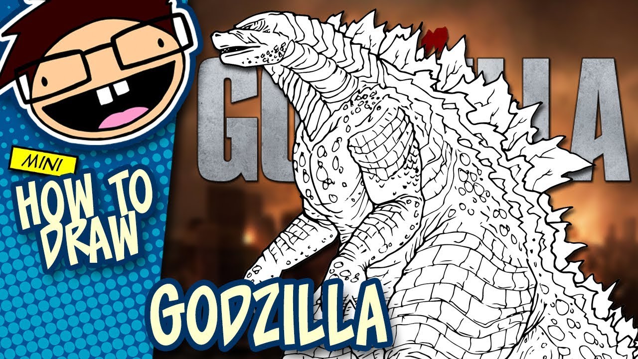 How to Draw GODZILLA (Godzilla [2014] Movie) | Narrated Easy Step-by