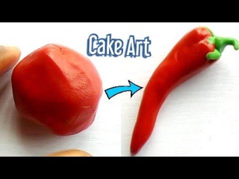 Fondant pepper tutorial