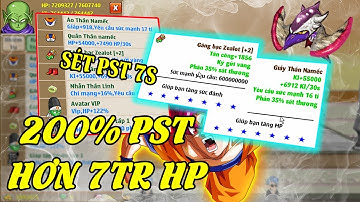 Ngọc Rồng Online - Review namec độc lạ với 200% phản sát thương và hơn 7tr hp