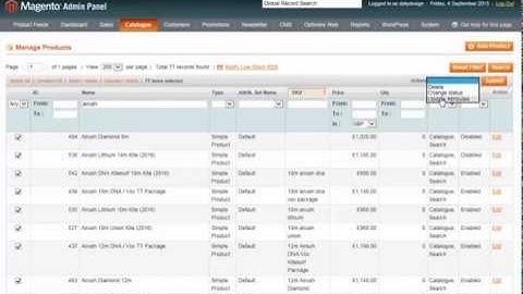 Magento - Bulk edit products