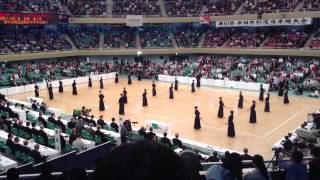 第61回全日本剣道選手権大会　公開演武　木刀による剣道基本技稽古法