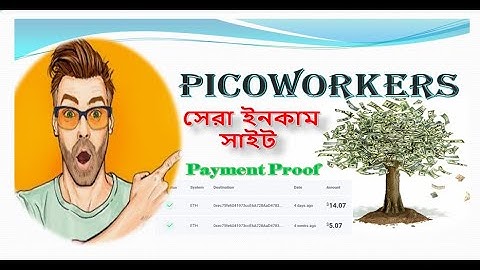 Payment Proof | PicoWorkers New Update | Best Income Part Time Job |   Picoworkers Bangla tutorial
