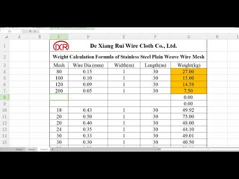 Ss Angle Weight Chart