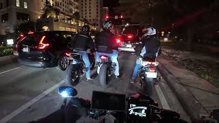 2024 Z900 Small Motorcycle Group Ride Around Miami