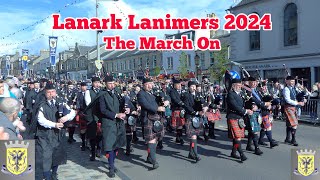Lanark Lanimers Day 2024 - March On - Evening Tattoo