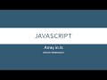 JS-Session 02 : JavaScript Array by Rizwan Alvi