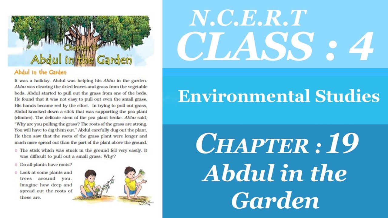 Class 4 EVS Chapter 19 Abdul in the Garden YouTube