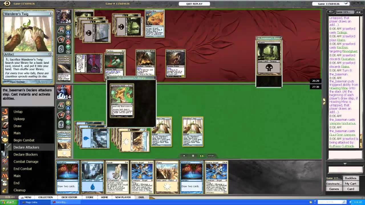 MTG Planeswalker Format - UW Control vs Turbo Vampires