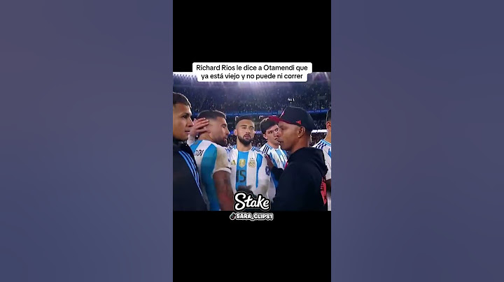 Richard ríos dice a otamendi que ya esta viejo y no puede ni correr #argentina #colombia #richard