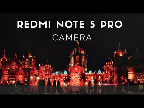 Xiaomi redmi note 5 pro camera video samples at night