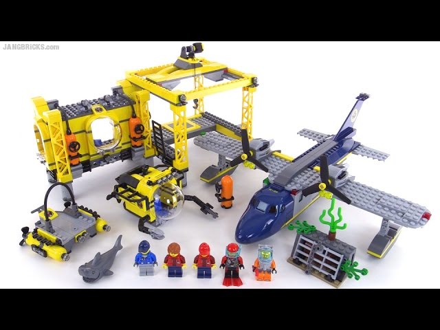Under ~ Landskab Født LEGO City Deep Sea Operation Base review! set 60096 - YouTube