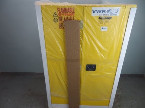 Vwr Flammable Storage Cabinet 90 Gallon For Sale Youtube