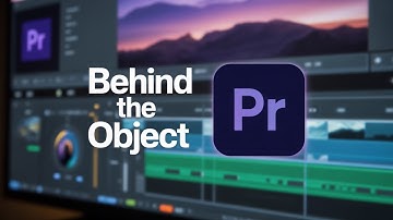 How To Add TEXT Behind OBJECTS In Premiere Pro