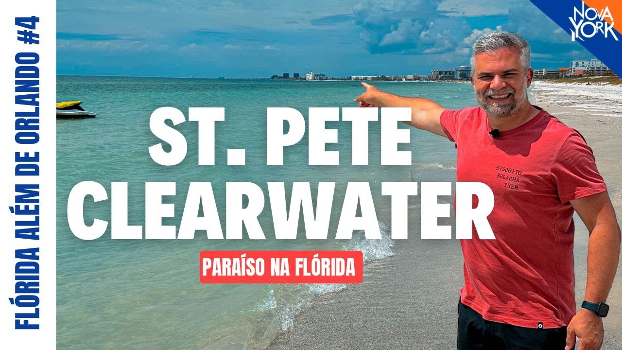 Praias St. Pete & Clearwater são um paraíso na Flórida | 90 minutos de Orlando