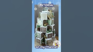 🎄 Advent Tree - handmade, papercraft 🎄🎁🎅