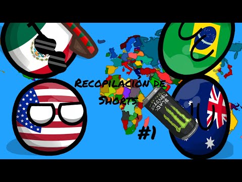Recopilación de shorts de countryballs #1 #countryballs #video