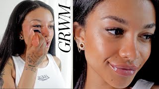 grwm ♡ korean skincare, glowy glass skin &amp; natural makeup