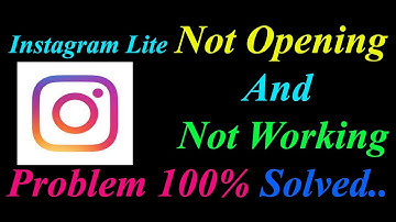 How to Fix Instagram Lite App  Not Opening  / Loading / Not Working Problem in Android Phone