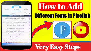 How To Add Custom Fonts in Pixellab App || Make Your Thumbnails Attractive