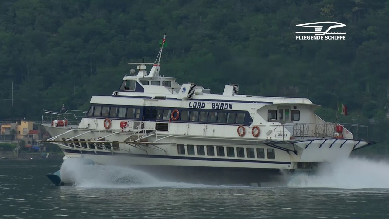 Hydrofoil Lord Byron Lago Maggiore