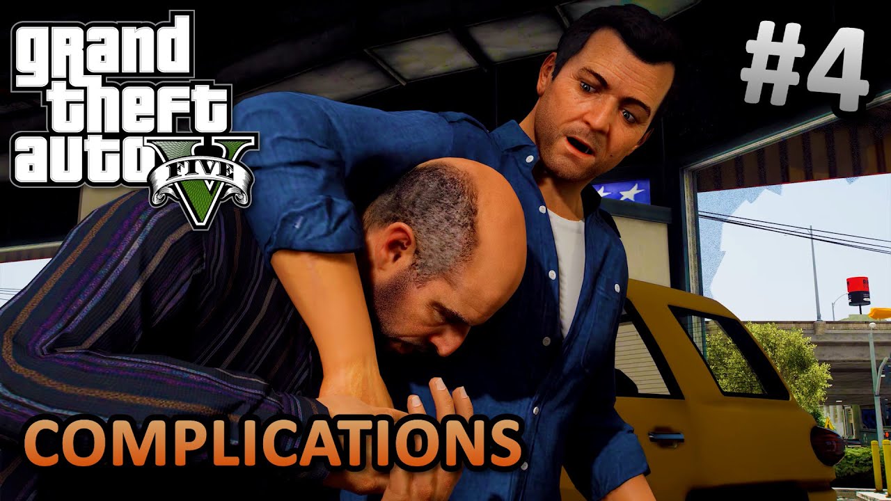 GTA 5 - Mission #4 - Complications [4K 60fps Enhanced Graphics]