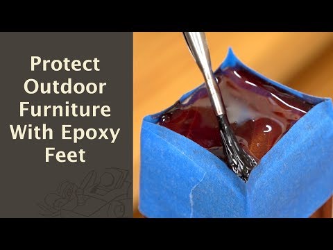 Protect Outdoor Furniture With Epoxy Feet!