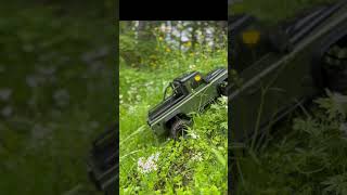 trx4 pickup defender d90 climbing in the wood #trx4 #rcdream #defender #d90 #rccar