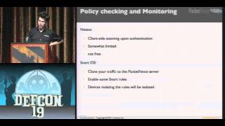 DEF CON 19 Hacking Conference Presentation By   Olivier Bilodeau   PacketFence The Open Source Nac What Weve Done In The Last Two Years   Video clip1