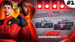 ХЭМИЛТОН В ФЕРРАРИ ПОД МОИМ РУКОВОДСТВОМ - F1 Manager 2023 #1