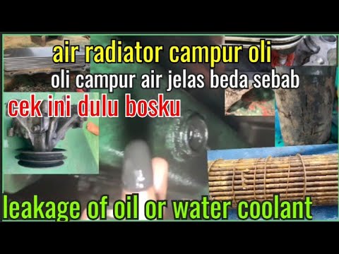 Video: Apa penyebab oli di radiator coolant?
